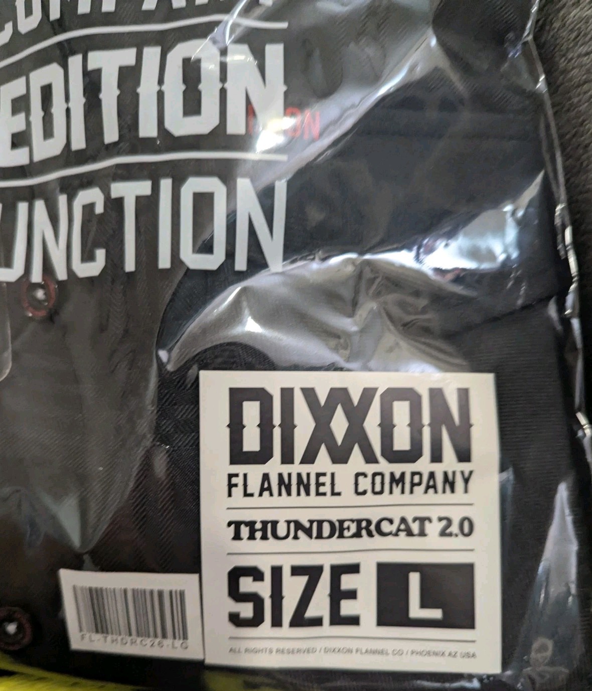 Dixxon Flannel Thundercat 2.0 Collab Men’s Size Large Shirt Sold Out