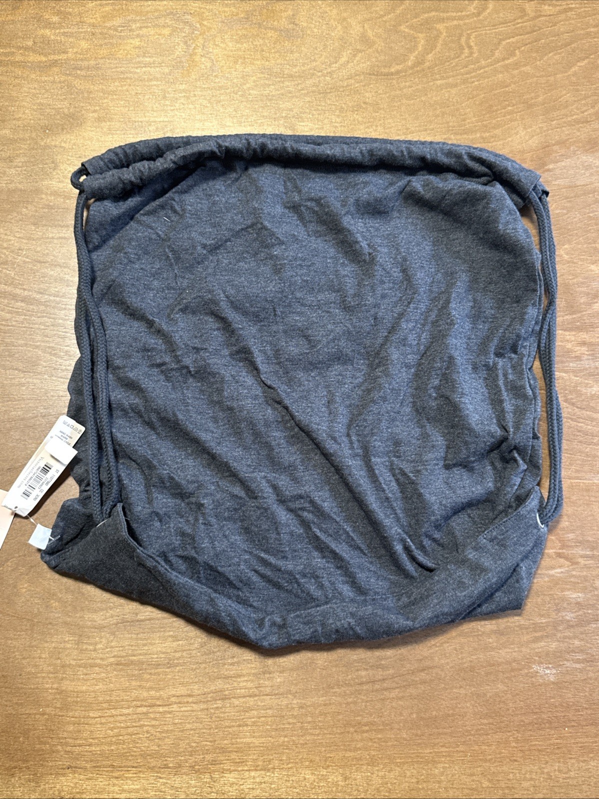 Victoria’s Secret Dark Grey Logo Drawstring Bucket Bag Shoulder Strap