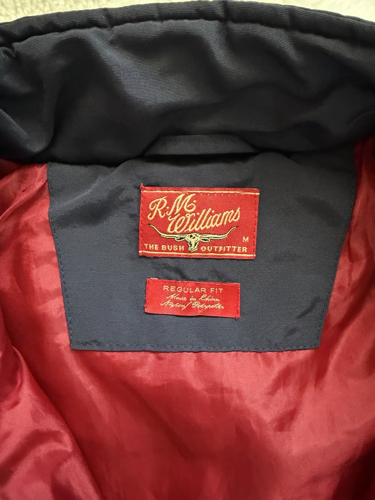 R.M. Williams Patterson Creek Quilted Puffer Vest – Navy Blue – Medium