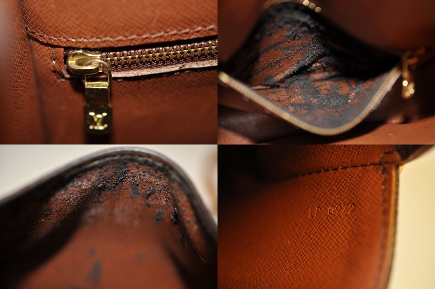 Authentic Louis Vuitton Monogram Saint Cloud MM M51243 Shoulder Cross Bag AC015