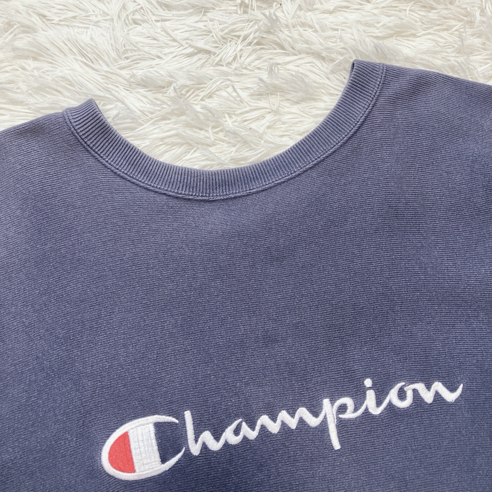 A BATHING APE Champion Reverse Weave Logo Print Sweatshirt Men’s Size XL Japan