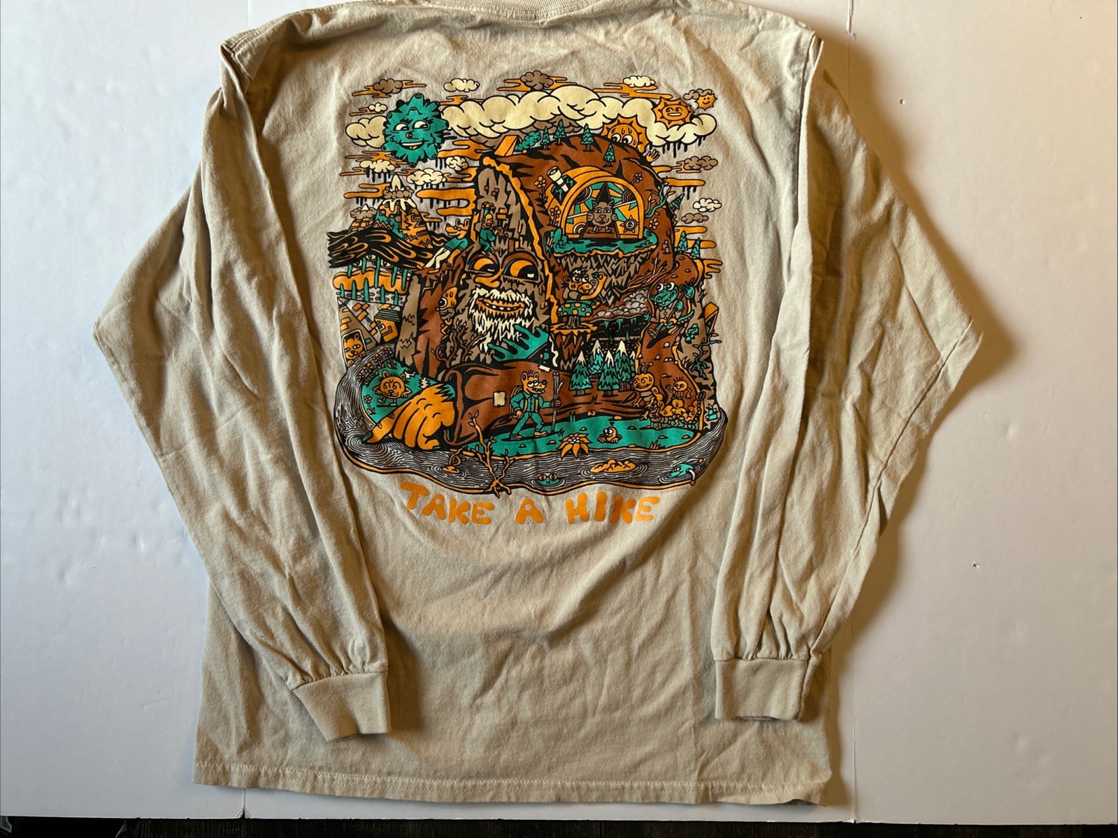 Killer Acid Take A Hike Long Sleeve Shirt Size Large