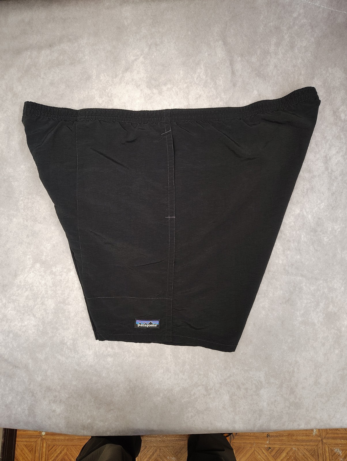 Patagonia Baggies Shorts Mens L 42 Black Lined Hybrid Swim Beach Trail 6 Inseam