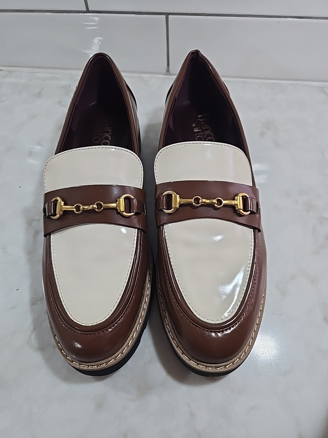 NWOB FRANCO SARTO Women’s Size 8 LAUREN STYLE Horsebit Loafers