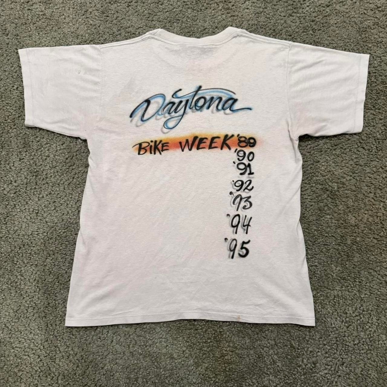 1990s Cal Cru Daytona motorcycle graphic tee