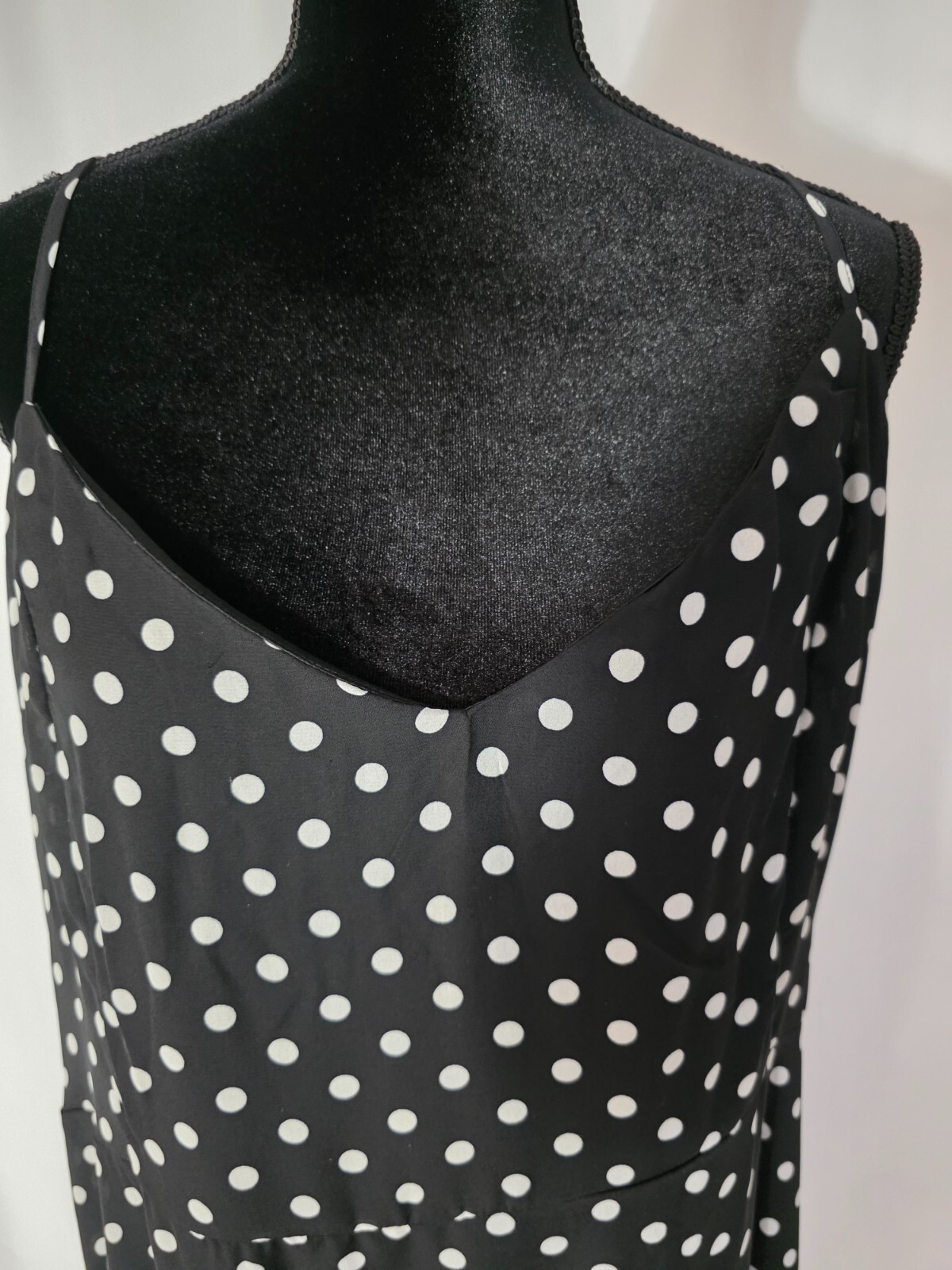 Kiss Milk black & white polka dots women dress size 20 D344
