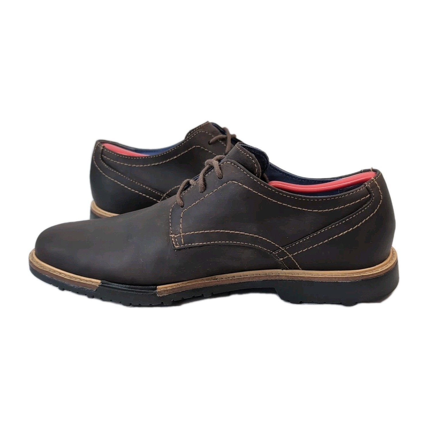 Skechers Mark Nason Brown Leather Memory Foam Footbed Mens Oxfords Shoes 11 M
