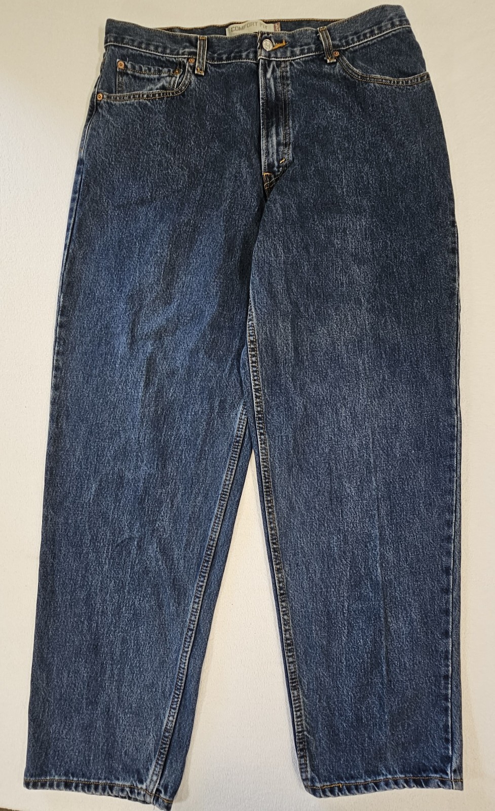 Vintage Levi’s 560 Jeans Mens 36×33 Comfort Fit Loose Tapered Dark Stonewash Y2K