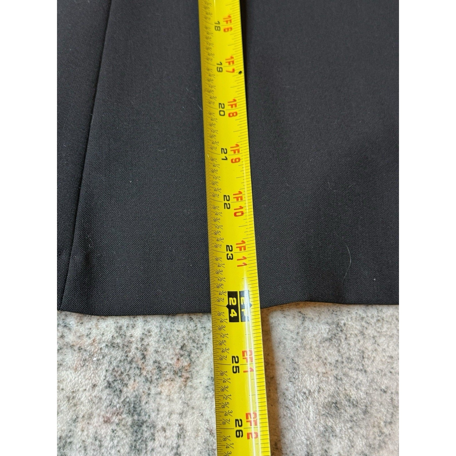 Gap Vintage Skirt 8 Gap Black wool knee length A-line Minimalist Classic Office
