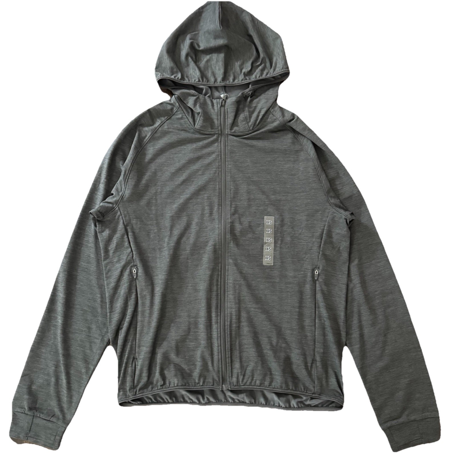 Uniqlo DRY-EX UV Protection Full Zip Hoodie Dark Gray Size XS
