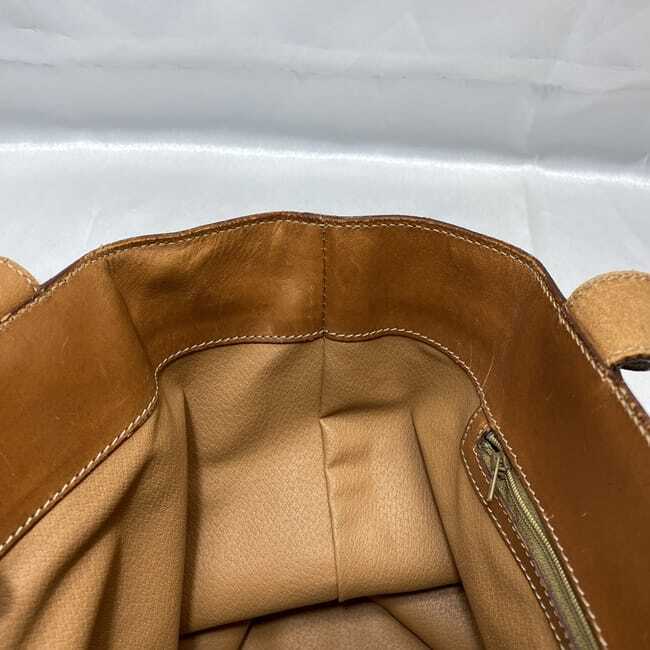 Celine Tote Bag ec-23355 Brown Macadam Large Capacity PVC Leather Used MC96