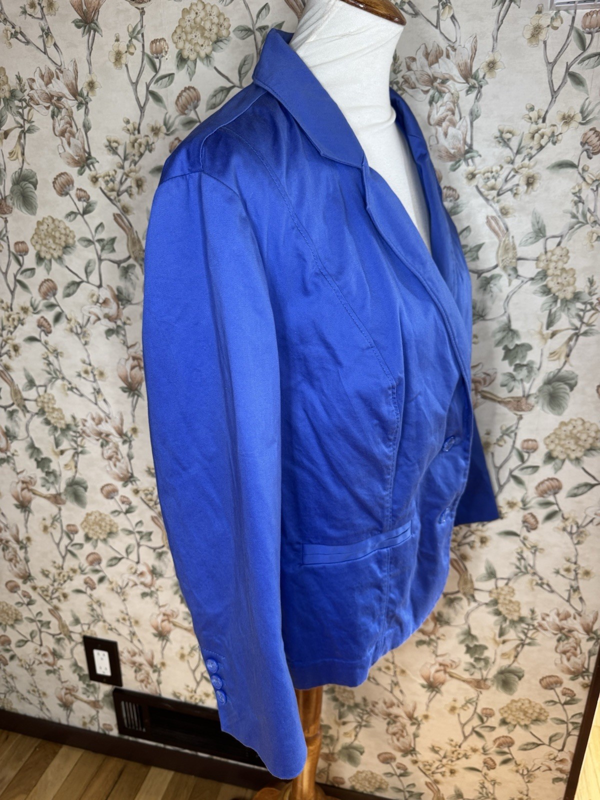 Lane Bryant Royal Blue Blazer Size 20 Career Work Classic Holiday Plus Size