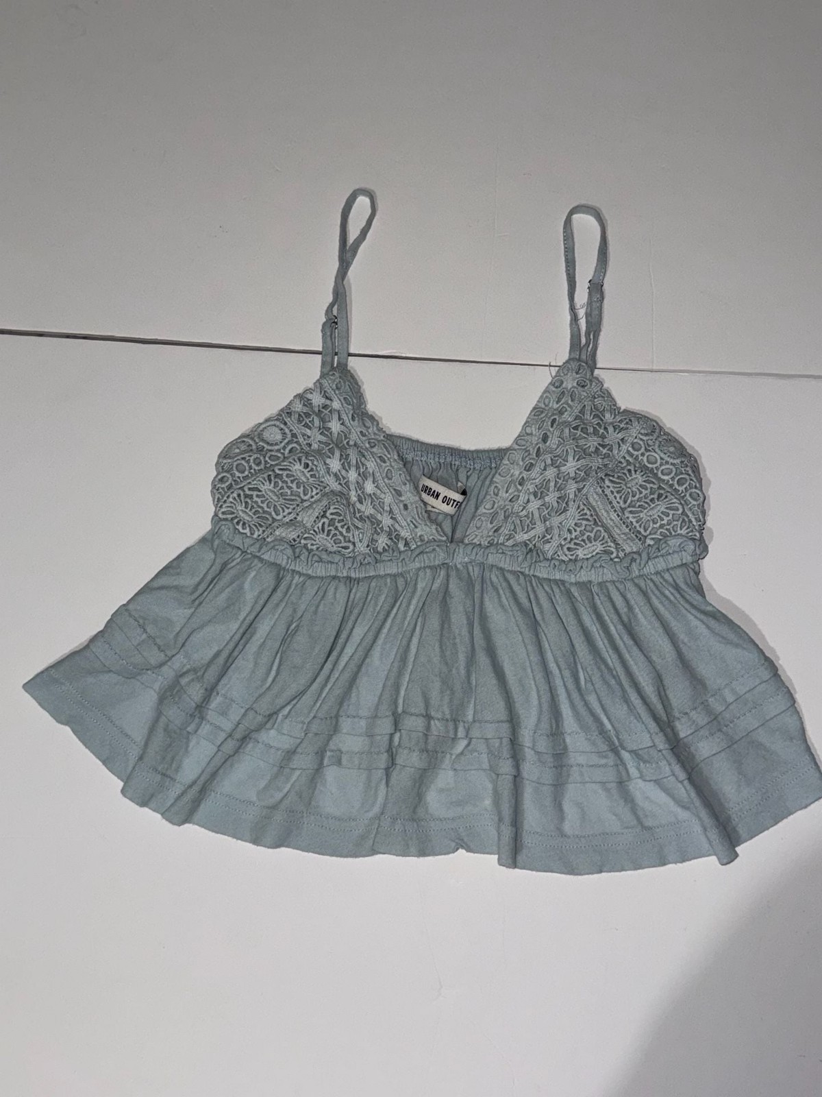 Urban Outfitters BDG Bella Lace Crochet Babydoll Cami Top