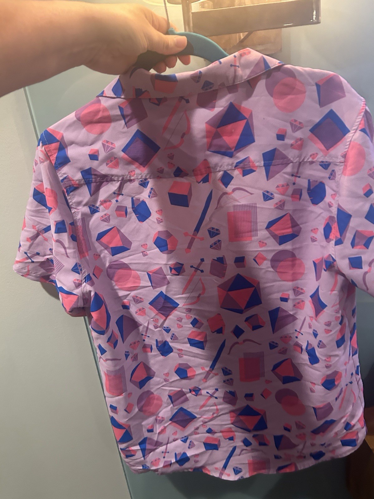 Geek Tropical bisexual DnD Hawaiian shirt Size S