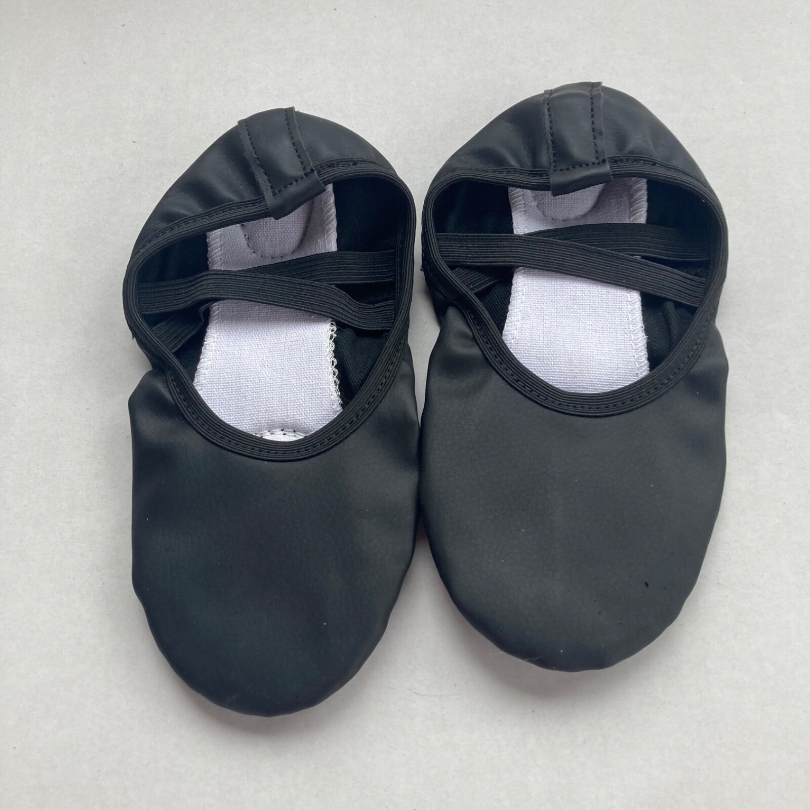 Stelle stretch canvas split sole ballet dance shoes 1m 7 1/2 in toe to heal