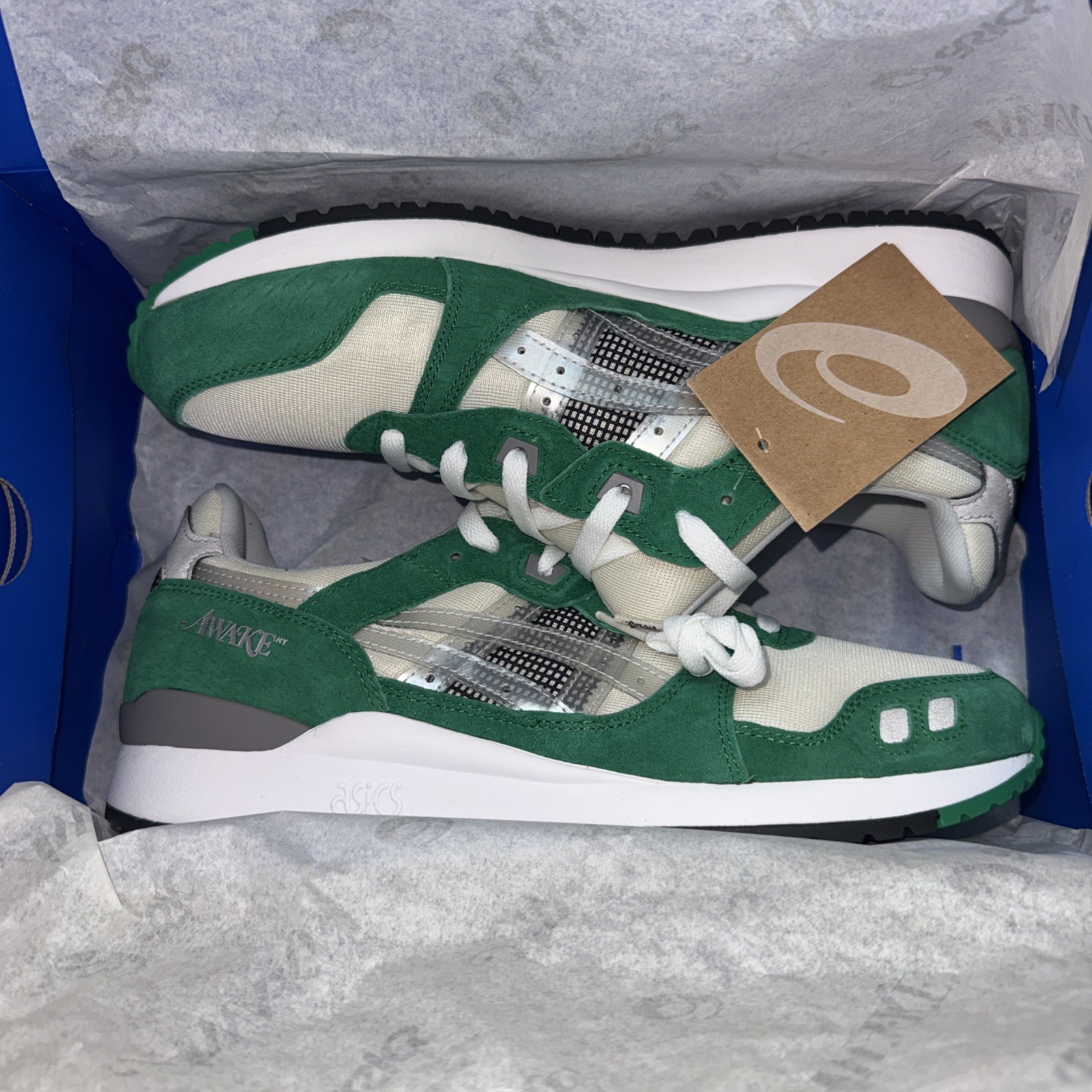 Awake NY X ASICS Gel-Lyte 3 “Green Tambourine” Sneakers