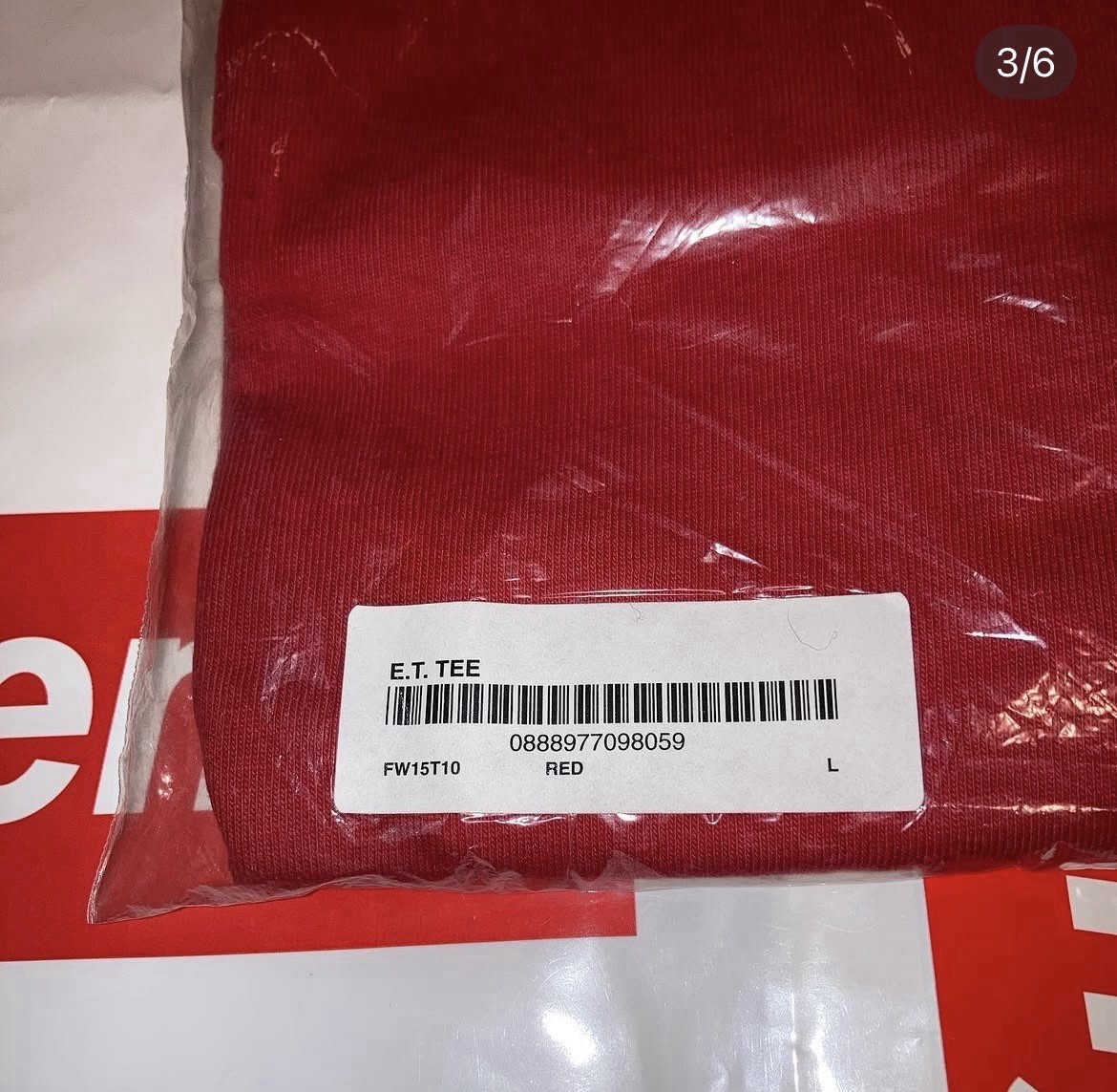 #Supreme #E.T. Tee Red Large & DSIP. #FW15 #2015 Brand New In Hand
