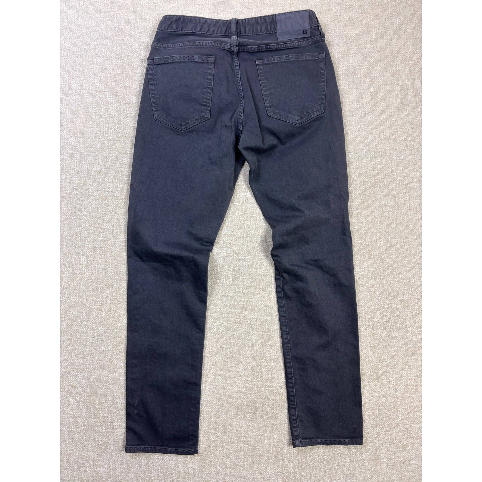 Bonobos Mens Slim Straight Five Pocket Pants Charcoal Gray Size 30/32 Stretch