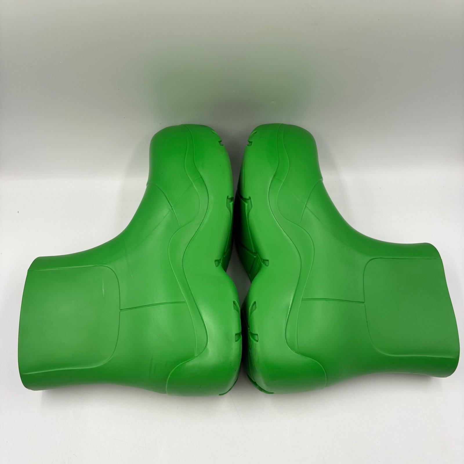 Bottega Veneta Puddle Boots Womens 37 Green Good Rubber Waterproof Ankle Italy