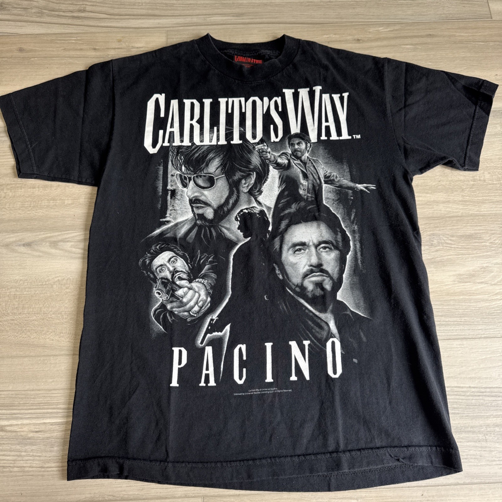 Vintage Carlito’s Way Shirt Al Pacino Shirt Men’s Sz M Made USA Mexico Mint Cond