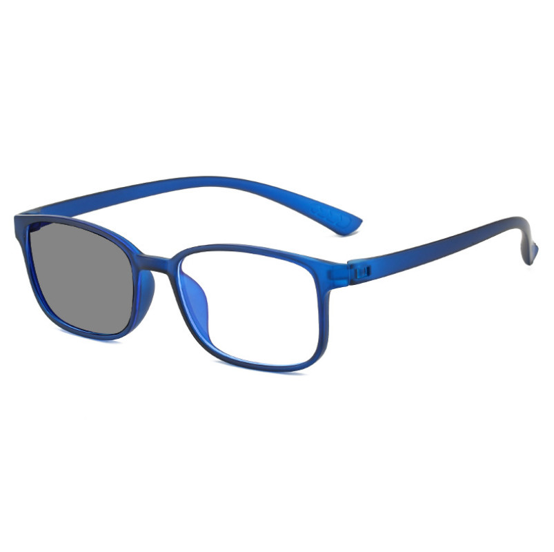 Men Square Screwless Photochromic Presbyopic Glasses Outdoor Classic Sunglasses