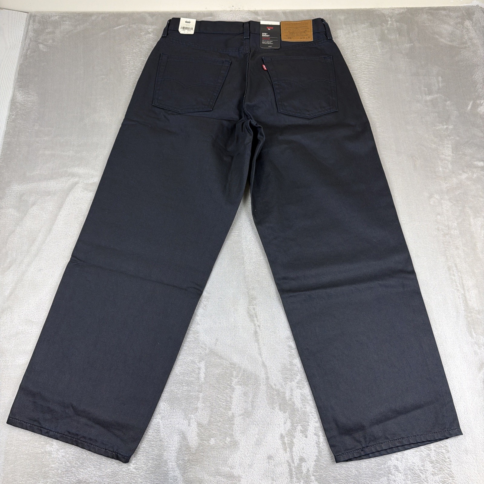 Levi’s Premium 578 Baggy Coated Denim Jeans Men’s Size 32×32 Blue Cotton Y2K