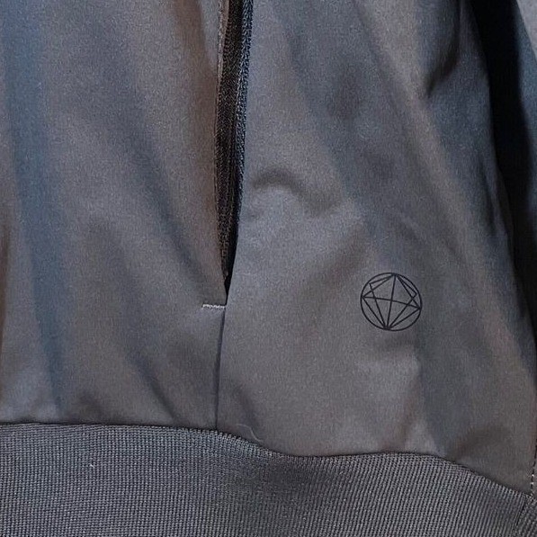 Mondetta Outdoor Project Gray Full Zip Hooded Jacket Wind Water Large Men’s
