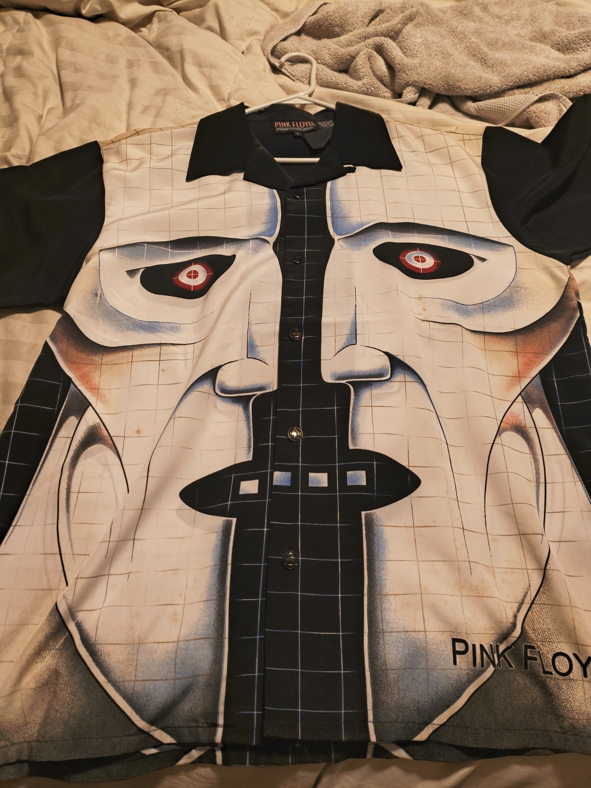 Vintage Pink Floyd 2004 Division Bell Button Down Shirt, Dragonfly Clothing Co.