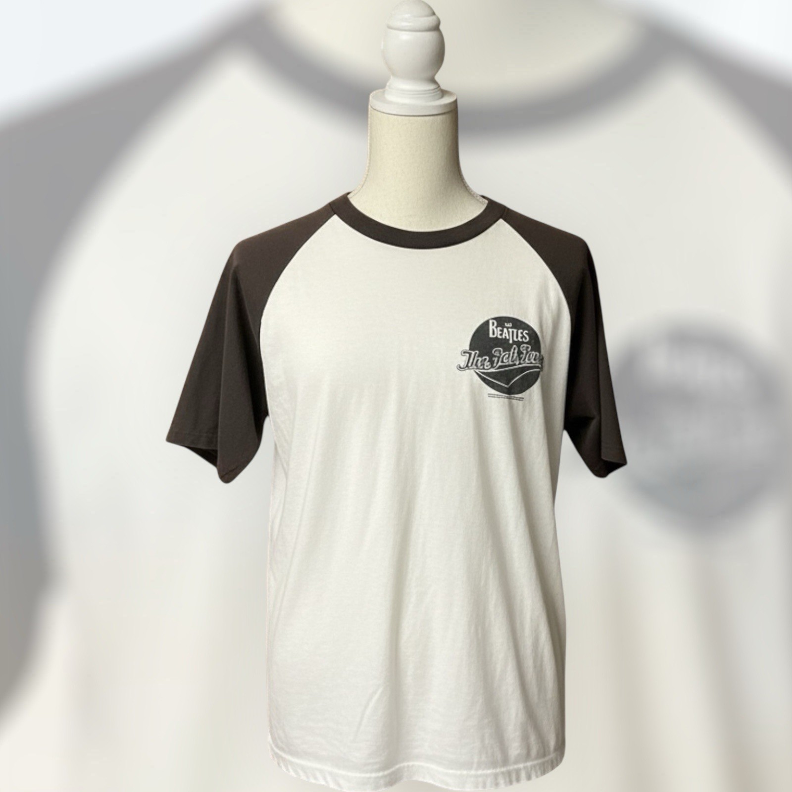 The Beatles Fab 4 Vintage Shirt 1990 XL Baseball Style Free Shipping returns