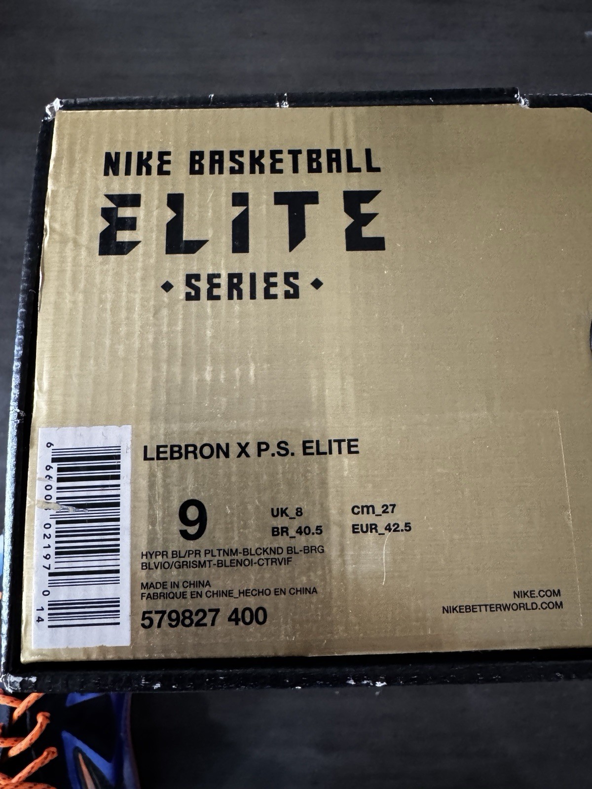 Nike LeBron 10 P.S Elite Superhero 2013 Size 9 Mens 579827-400 New