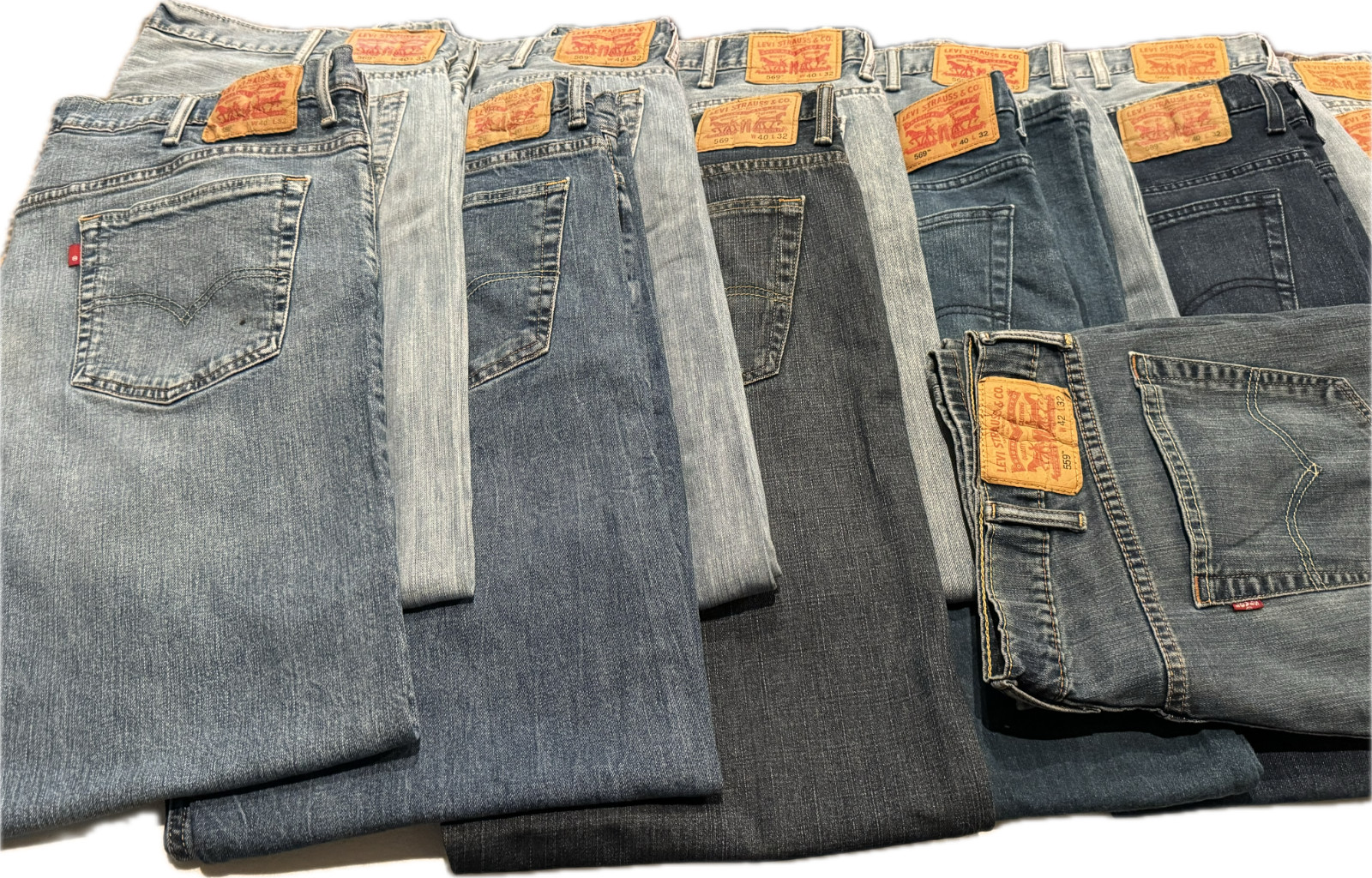 Levi’s 569 Men’s Loose Straight Jeans 40×32 42×30 42×32 ~ Choose Color & Size