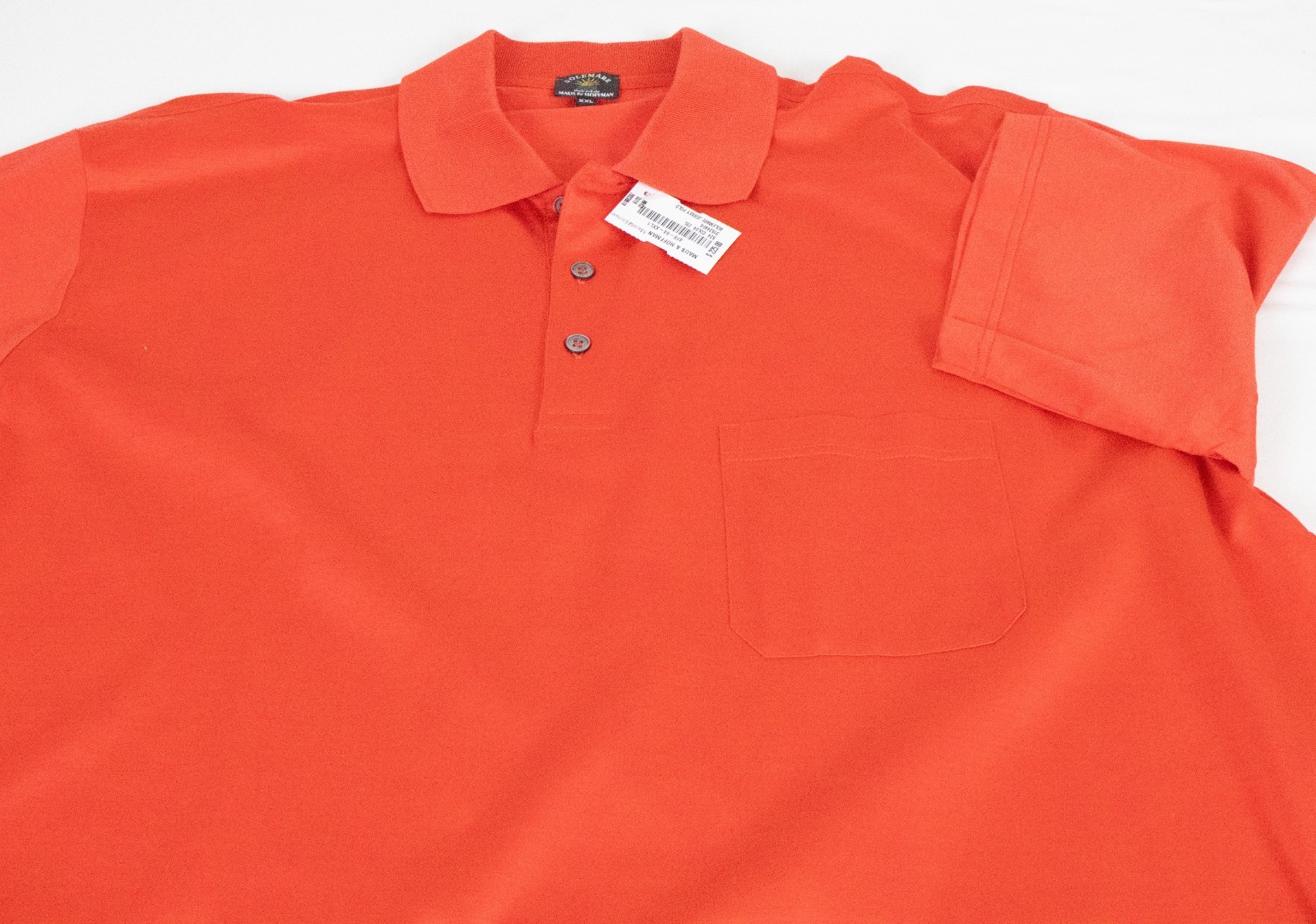 NWT $225 Solemare Maus & Hoffman Made in Italy Jersey Polo Shirt Vermillion XXL