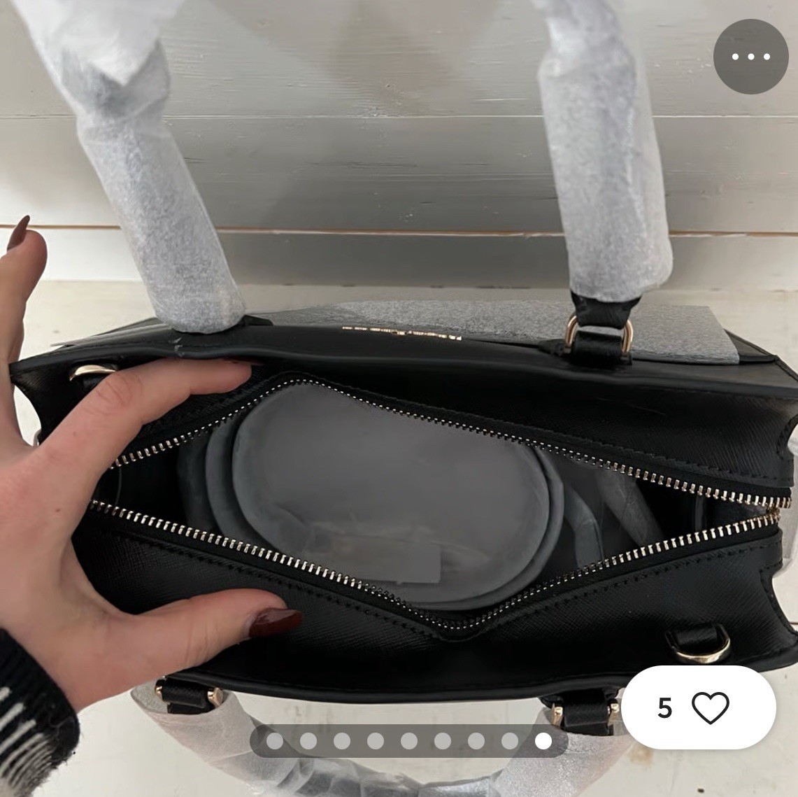 Kate Spade Madison Saffiano Leather KC436 Medium Satchel (Black) – NEW w/Tags
