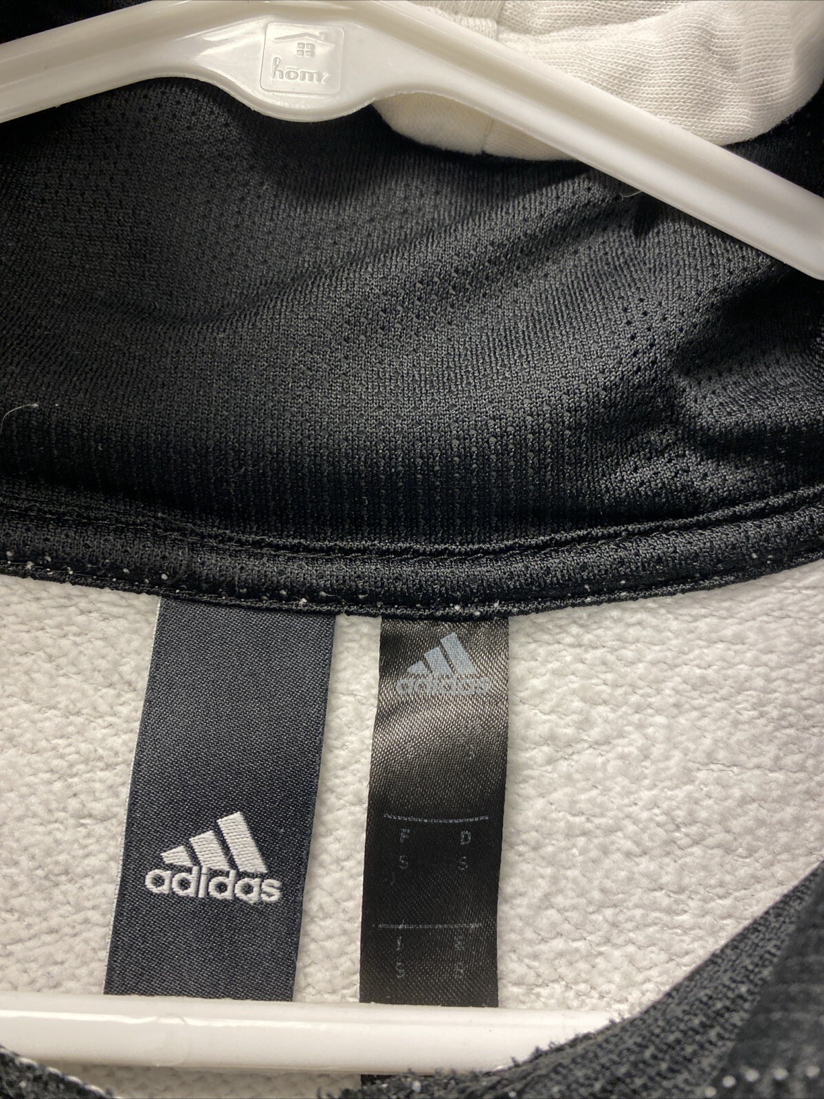 adidas men Loose S Essentials French Terry 3-Stripes Full-Zip Hoodie / 118-53