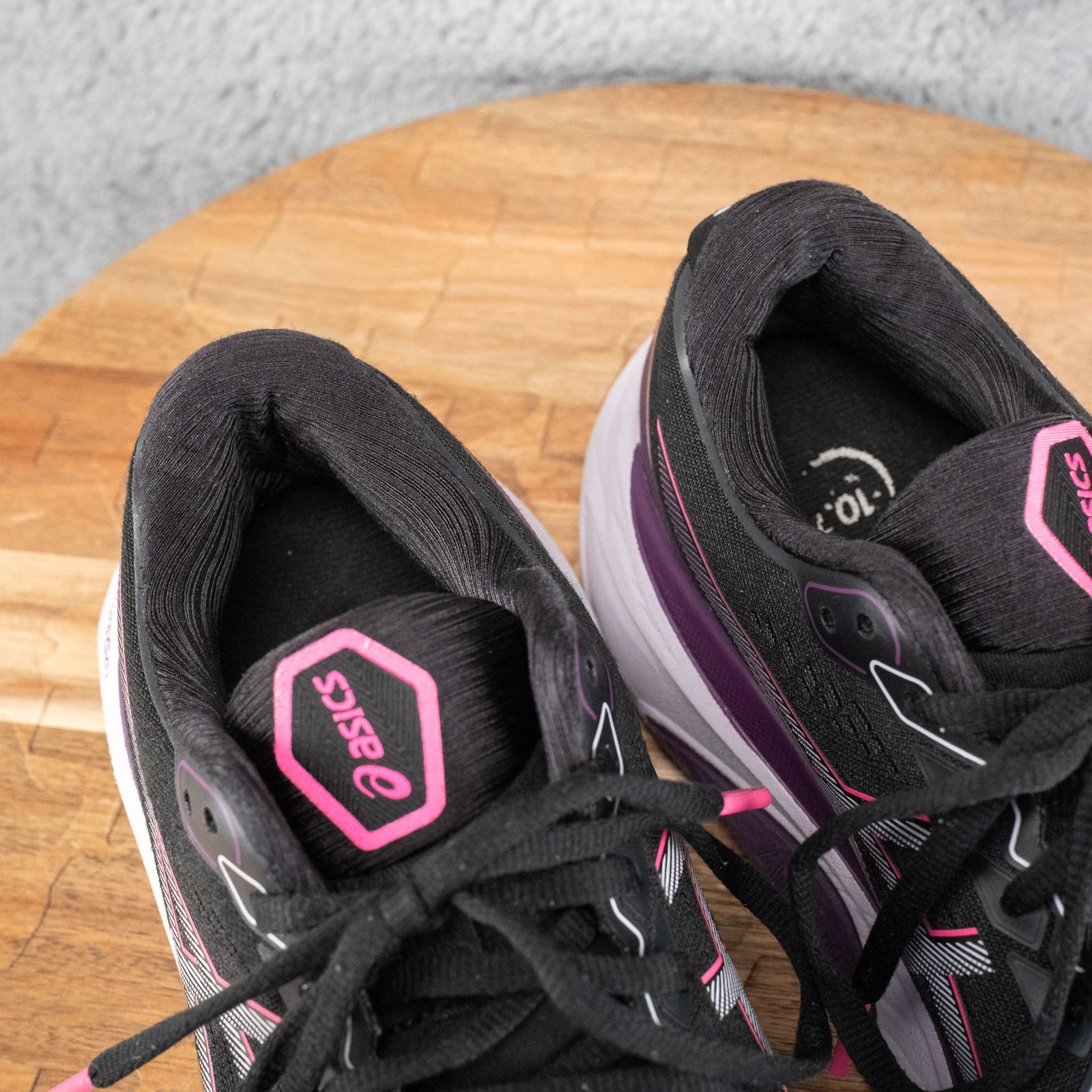 ASICS Gel Kayano 30 Black Lilac Pink Size 9 Women’ Running Shoes 1012B357-004