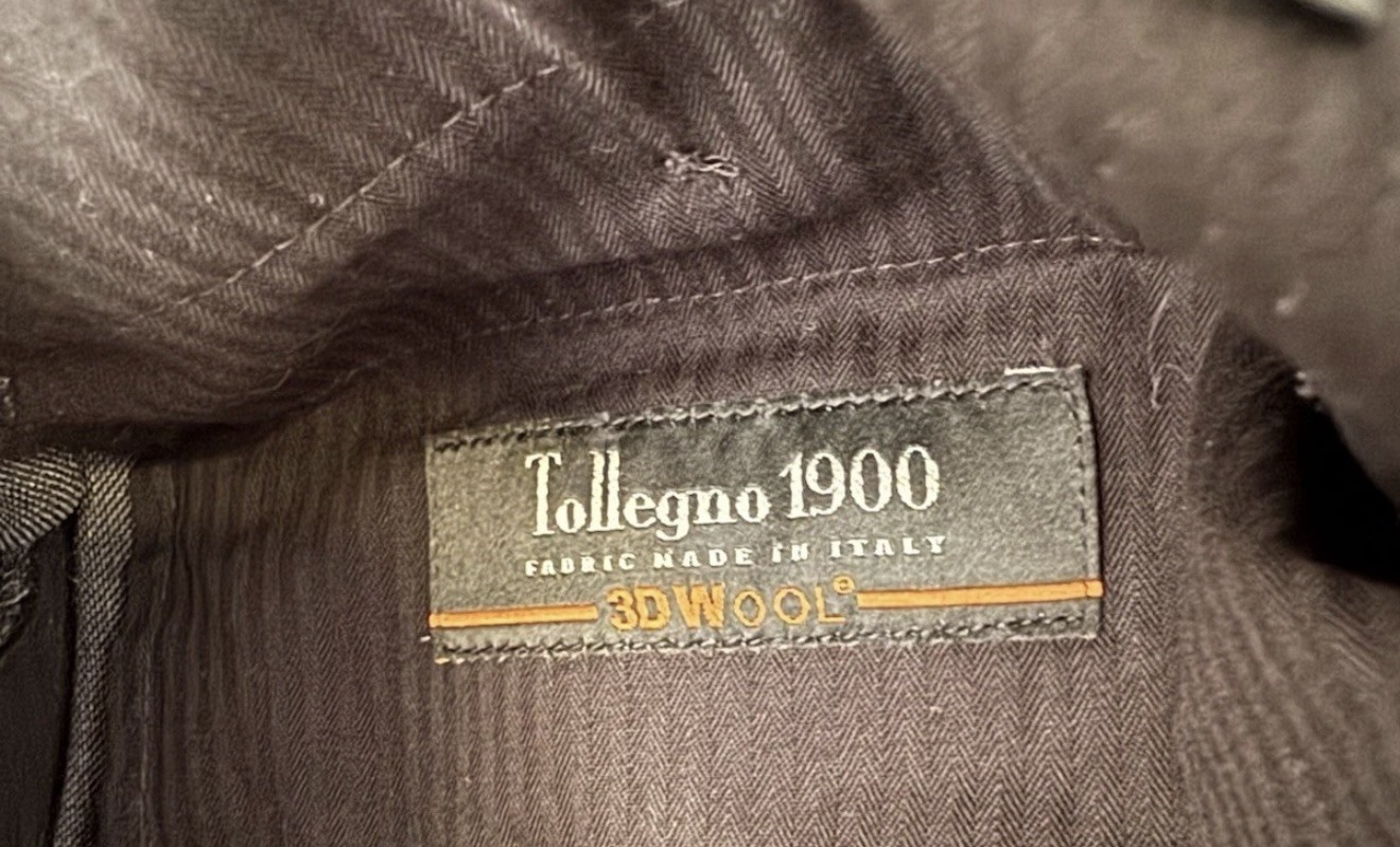 J.CREW Charcoal Italian Stretch Worsted Wool Ludlow Suit Men’s 42R, pants 34×30