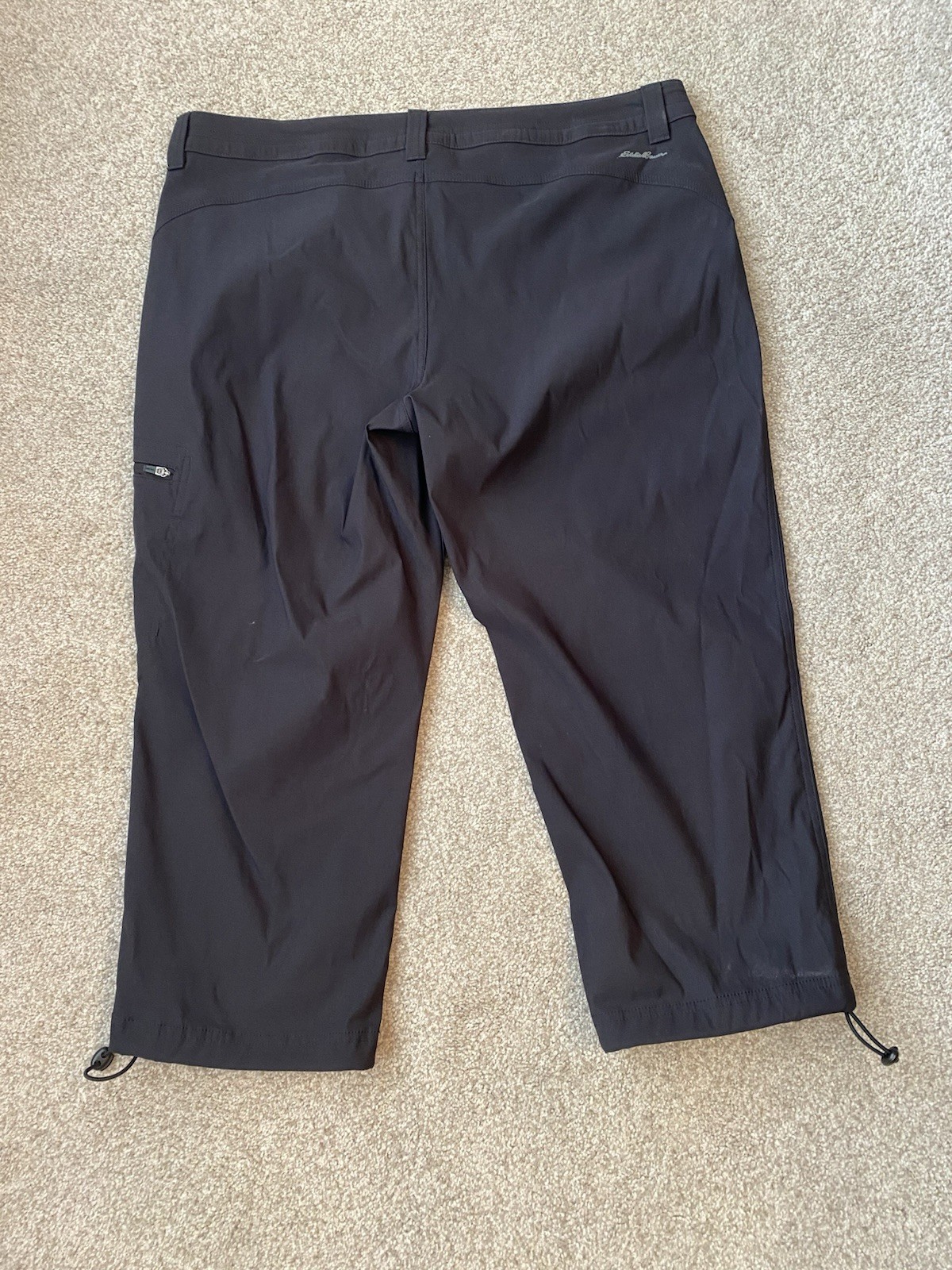 Eddie Bauer Rainier Pants Women’s Size 12 Black Capri