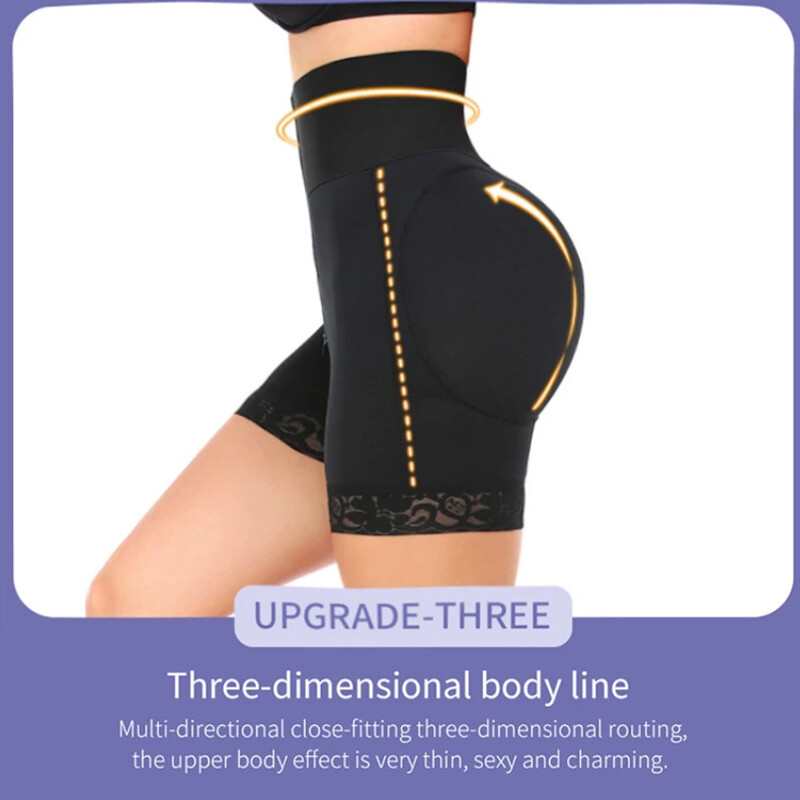 Fajas Colombianas Fake Buttocks Butt Lifter Short Body Shaper Booty Enhancer BBL