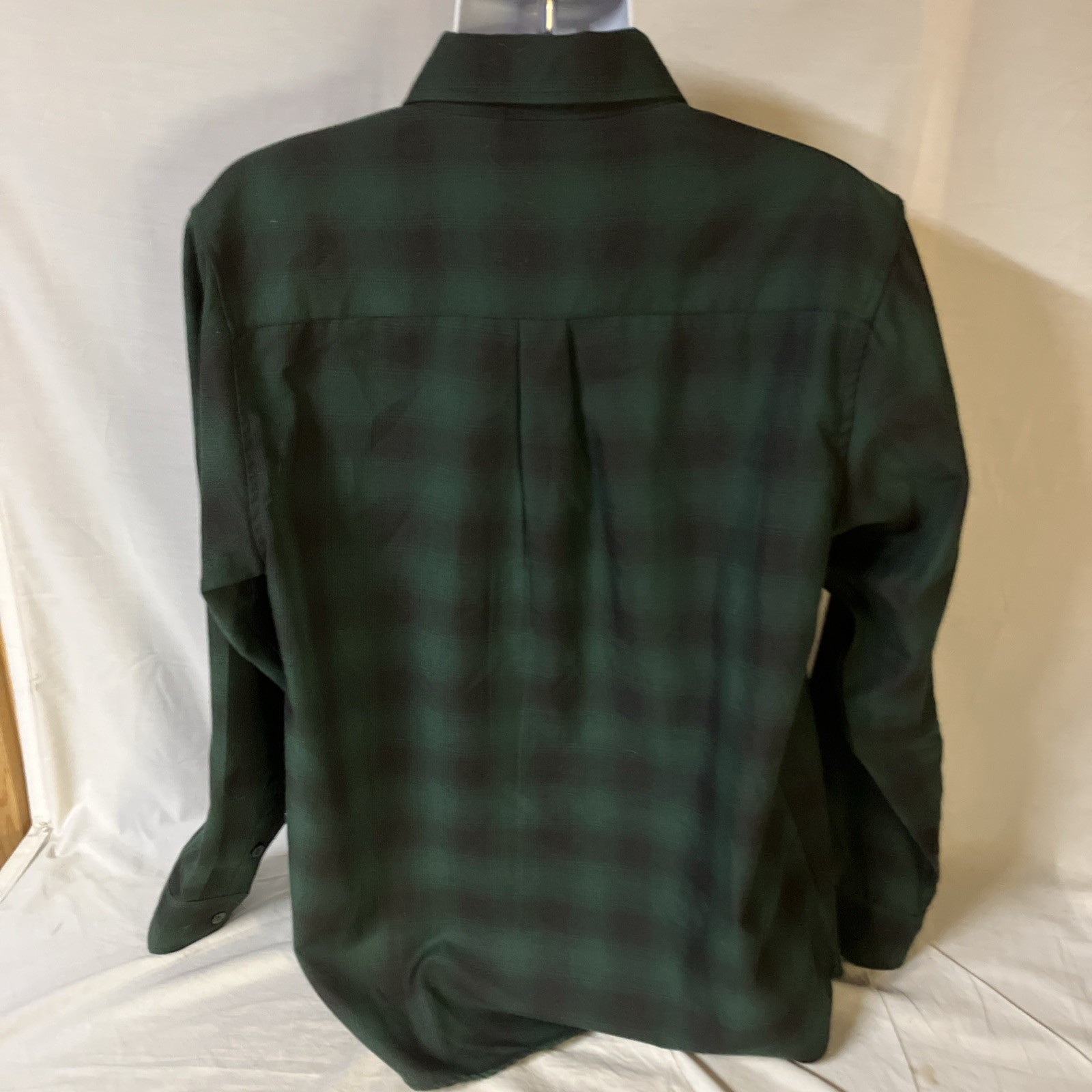 Dixxon Flannel Co Shirt Mens XL Green Black Plaid Absinthe D-Tech Free Shipping!