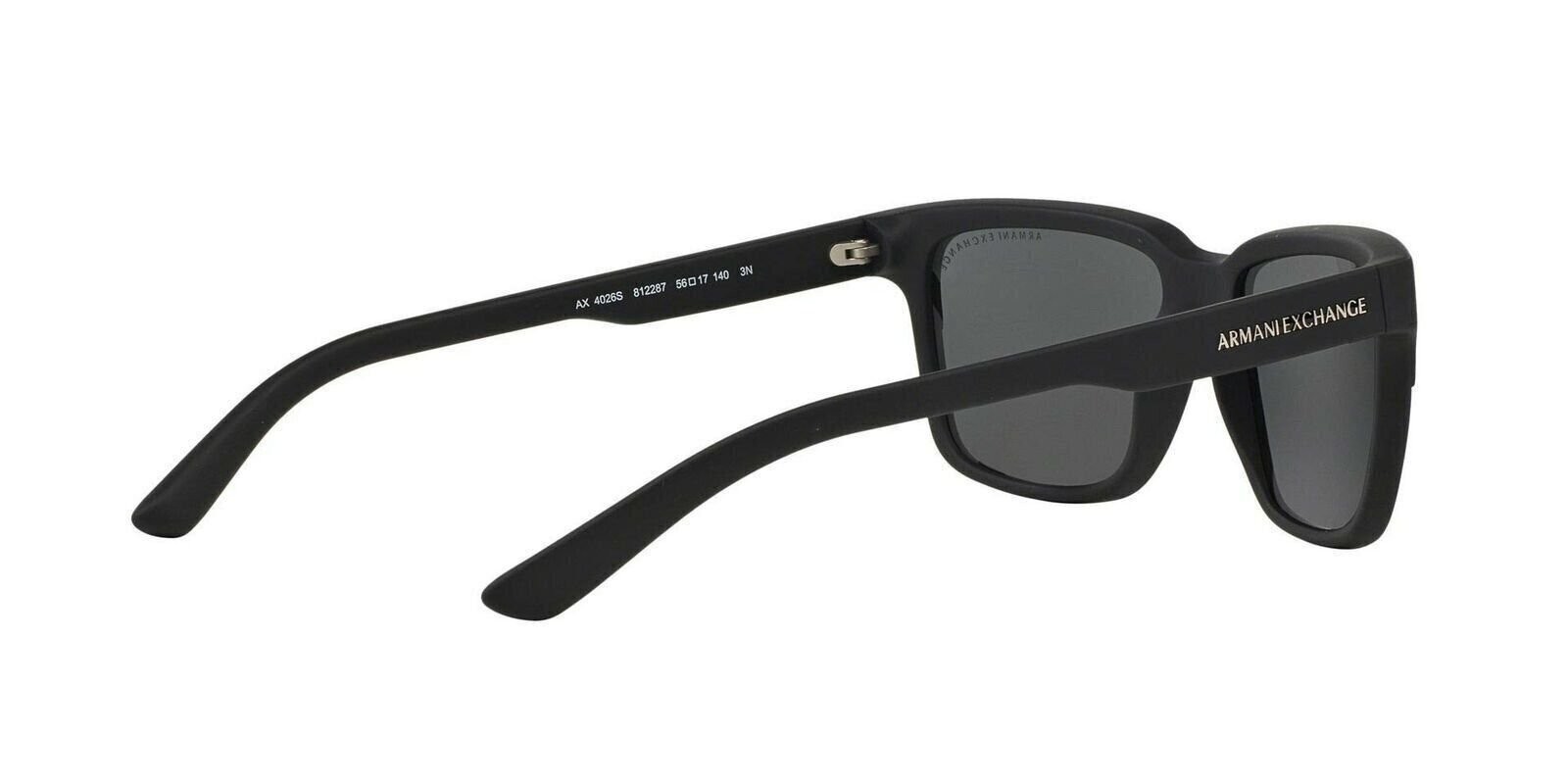 AX Armani Exchange Unisex Sunglasses, Black Lenses Injected Frame,0AX4026S 56mm