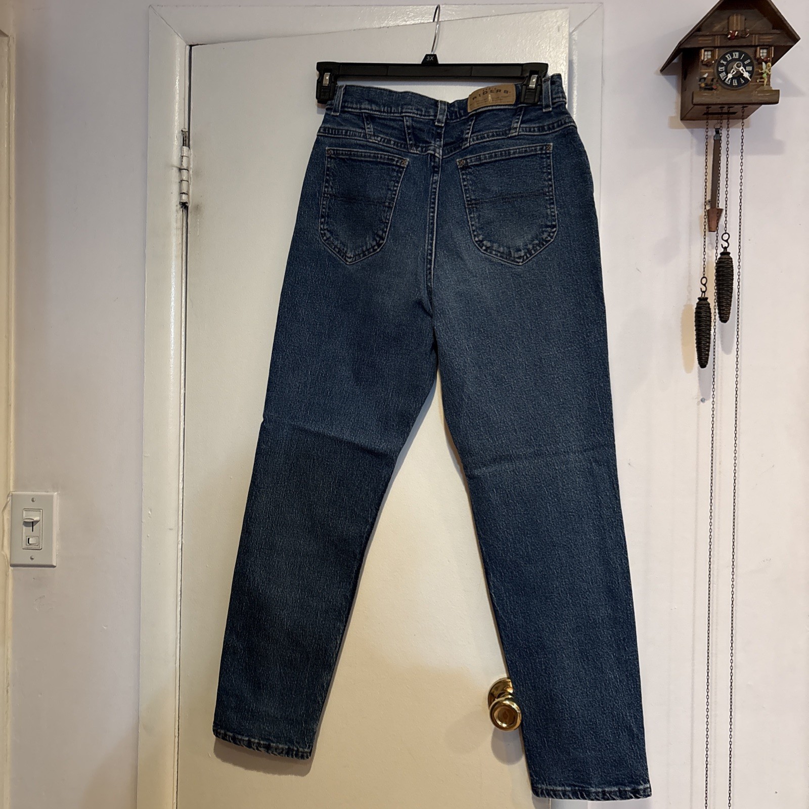 Denim Riders Women’s Tag Faded Measurements 30” Waist 40” Long Inseam 28”