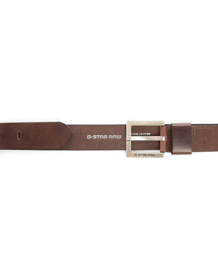 NWT Men’s G-Star Raw Duko Leather Belt Dark Brown Size 28 30 32 34 36 SOLD OUT