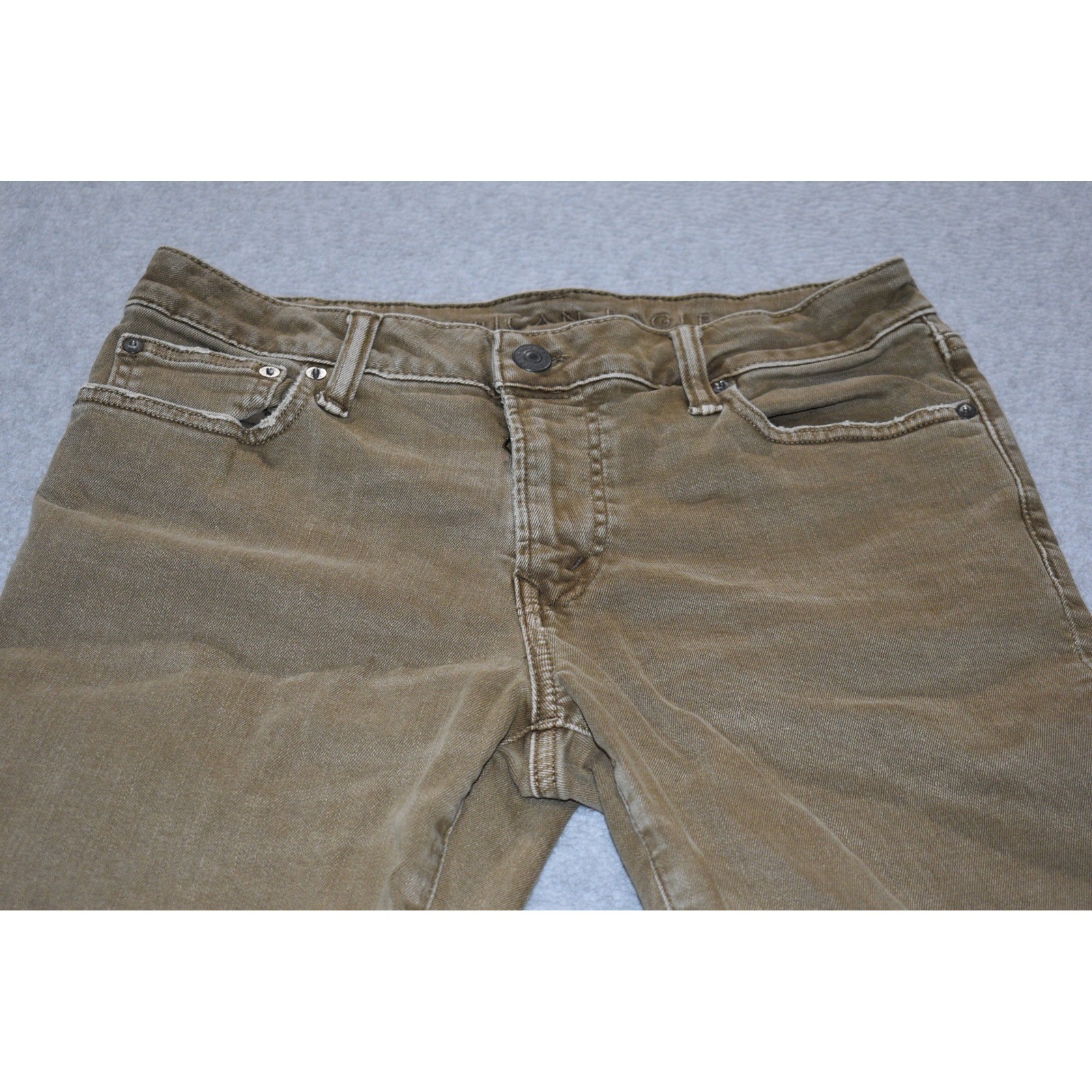 American Eagle Jeans Mens 29 x 30 Brown Next Level Flex Slim Straight Pants