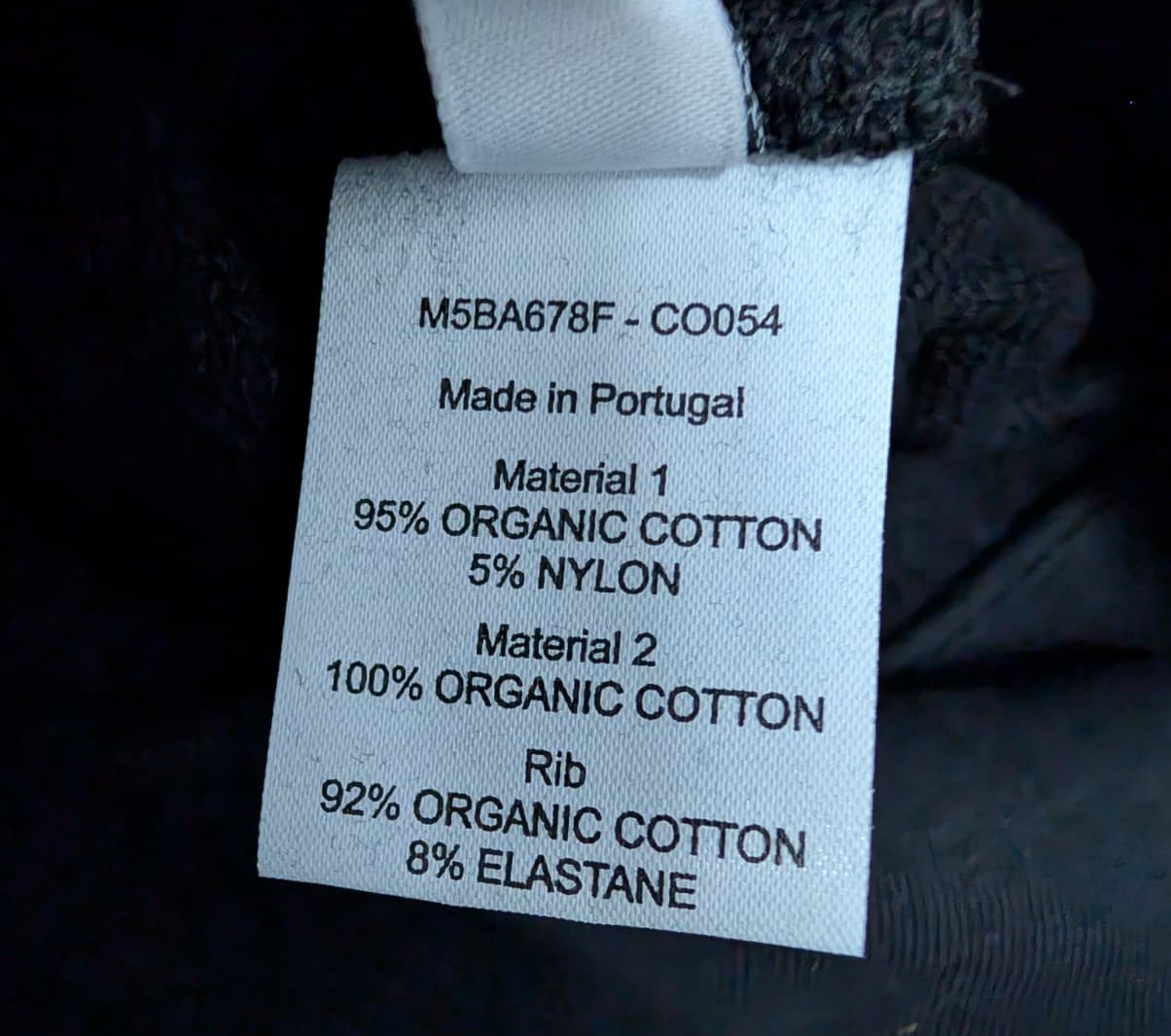 Bally 6302785 Men’s Black & Sage Organic Cotton Track Jacket MSRP $693