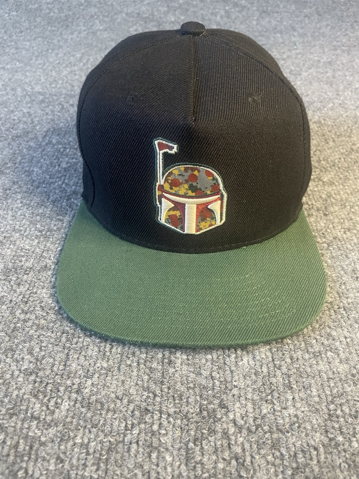 Star Wars Futura Laboratories Mens Snapback Hat Black OSFM Embroidered Boba Fett