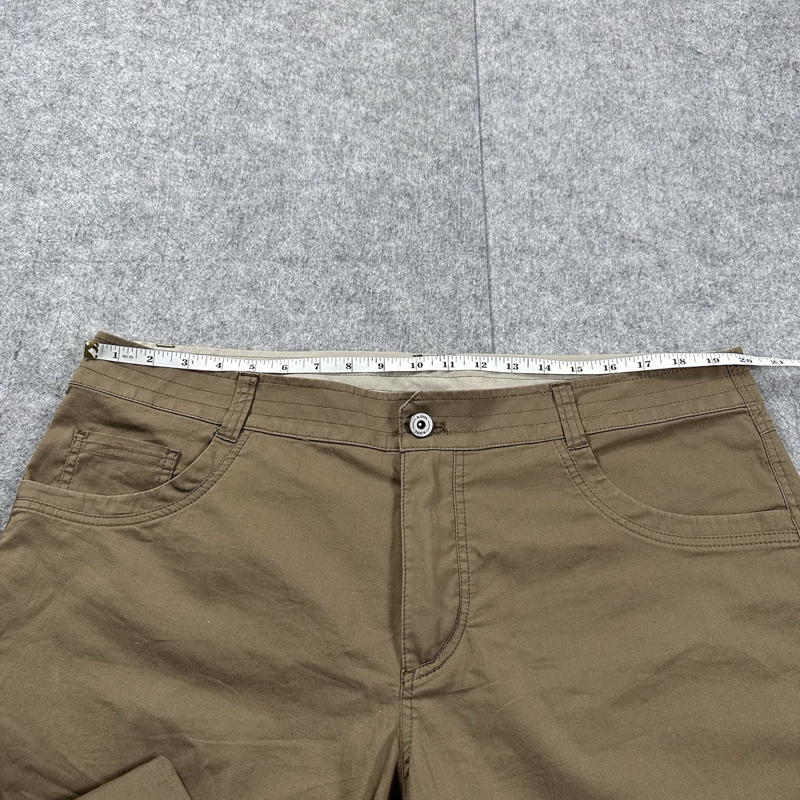 Kuhl Resistor Lite Chino Mens 40×34 Brown Xkanvas Lite Stretch Pants #2986