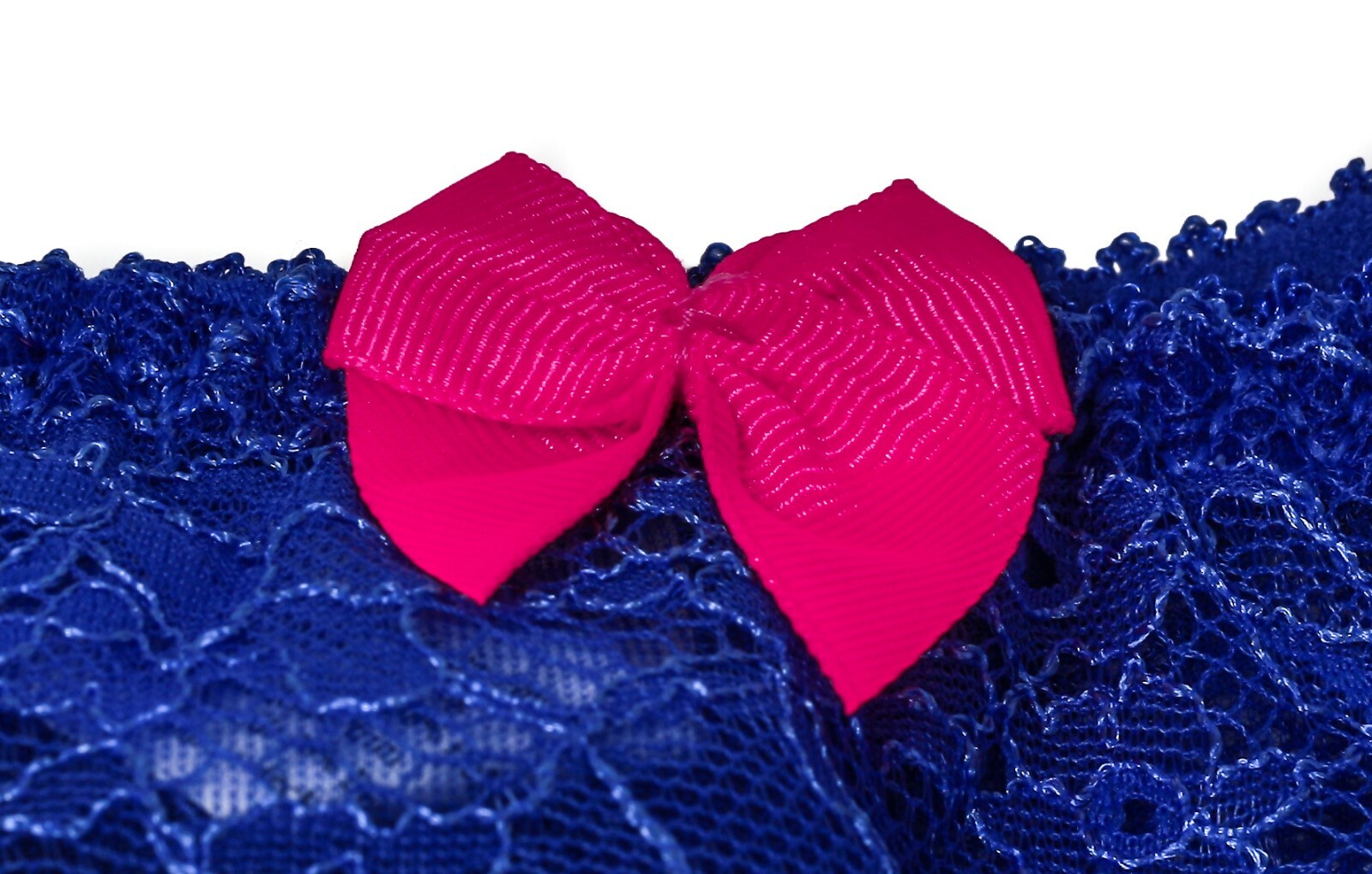 Women’s Claudette Darling New Wave Royal Blue Bikini Sexy Lingerie Sheer Lace