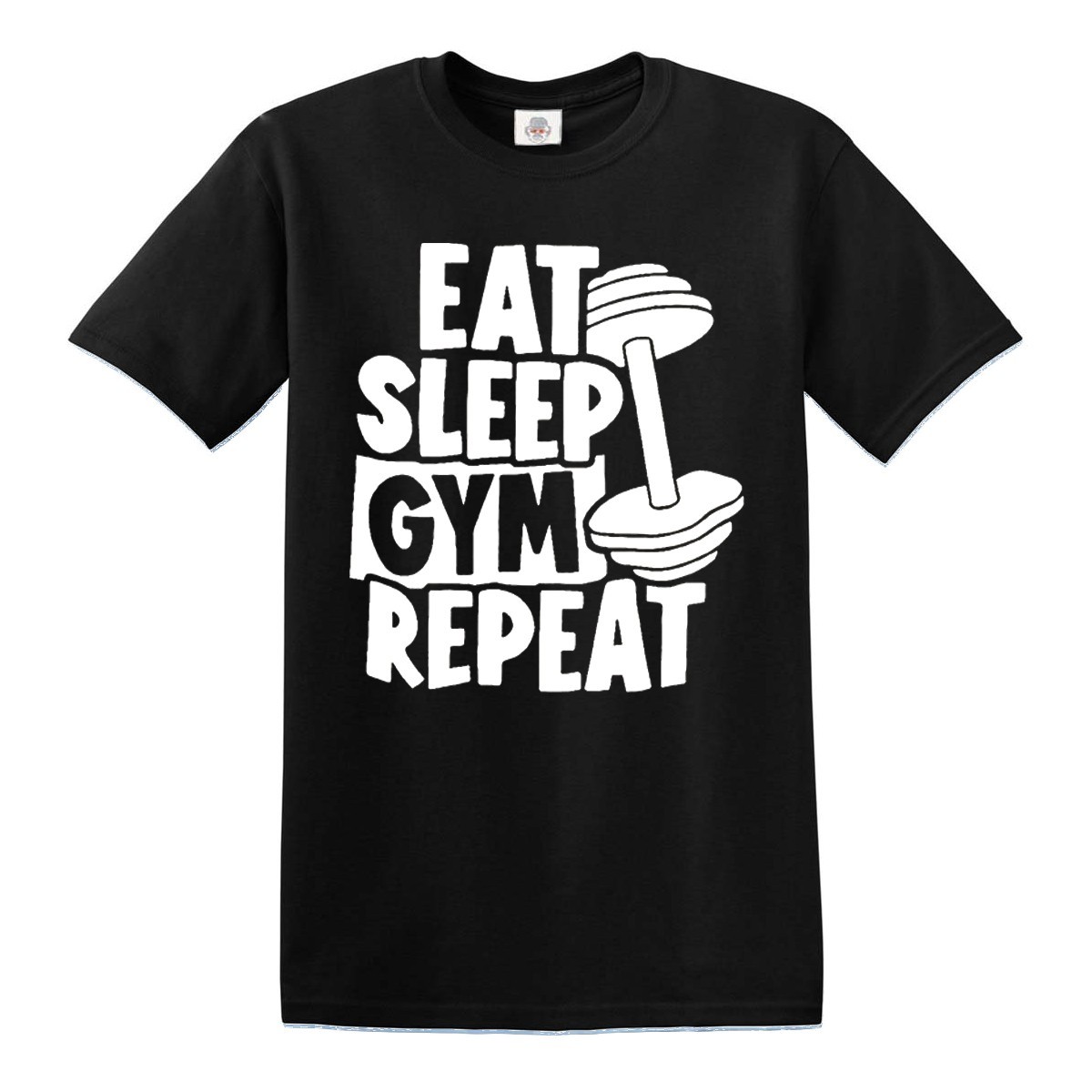 EAT SLEEP GYM REPEAT | GYM BOY | FIT MEN BODY | JOKE SARCASM | MEN’S TEE T-SHIRT