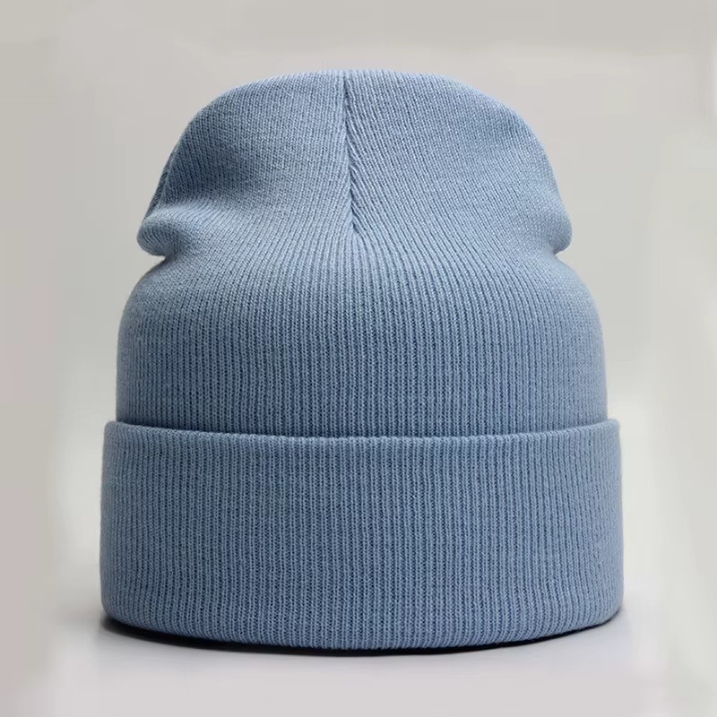 Beanie Hat Cap Plain Knit Ski Skull Cuff Winter Warm Slouchy Men Women CF Unisex