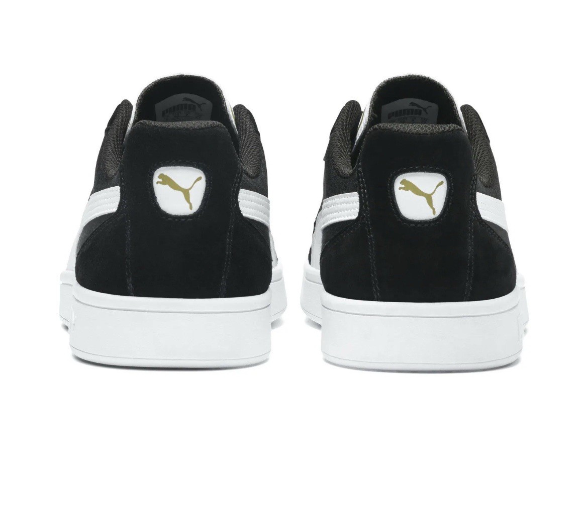 PUMA SUEDE CLASSIC BLACK WHITE MEN’S SNEAKER SHOE SIZE 9.5
